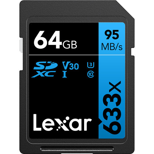 Lexar 64GB Professional 633X SDXC