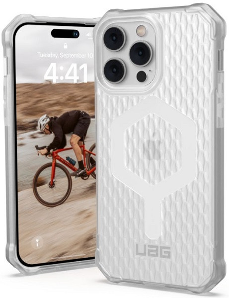 UAG Essential Armor Magnetic Drop Protection Slim Lightweight Case for iPhone 14 Pro Max (Frosted Ice)