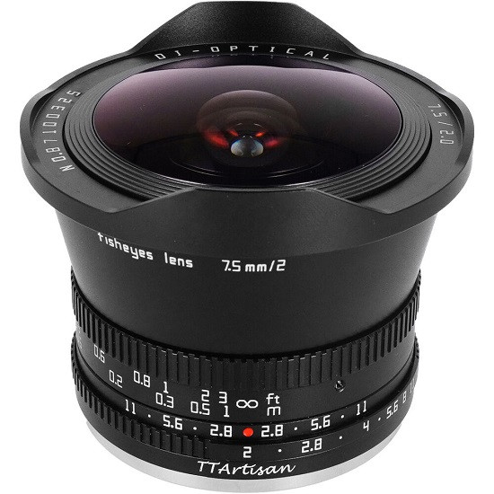 TTArtisan 7.5mm f/2 Fisheye Lens (Fuji X Mount)