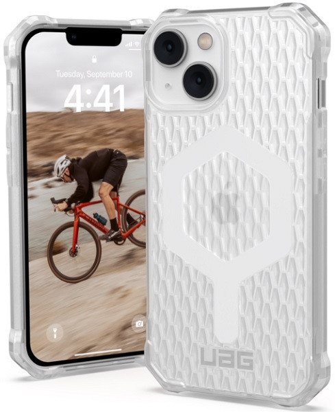 UAG Essential Armor Casing Magnetic Case Drop Protection Slim Case for iPhone 14 Plus (Frosted Ice)