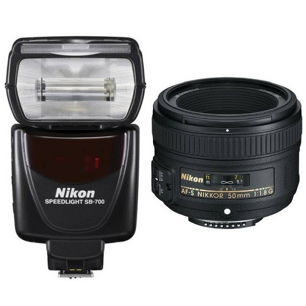 Nikon Portrait Kit (AF 50mm f/1.8G + SB700 Speedlight)
