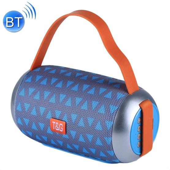 T&G TG112 Portable Bluetooth Speaker Triangle Blue