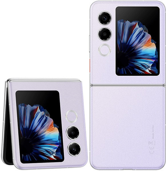 Nubia Flip 2 5G NX732J Dual Sim 256GB Purple (12GB RAM) - China Version