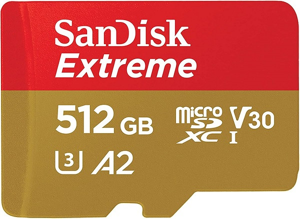 Sandisk Extreme A2 512GB (U3) V30 190mbs MicroSD