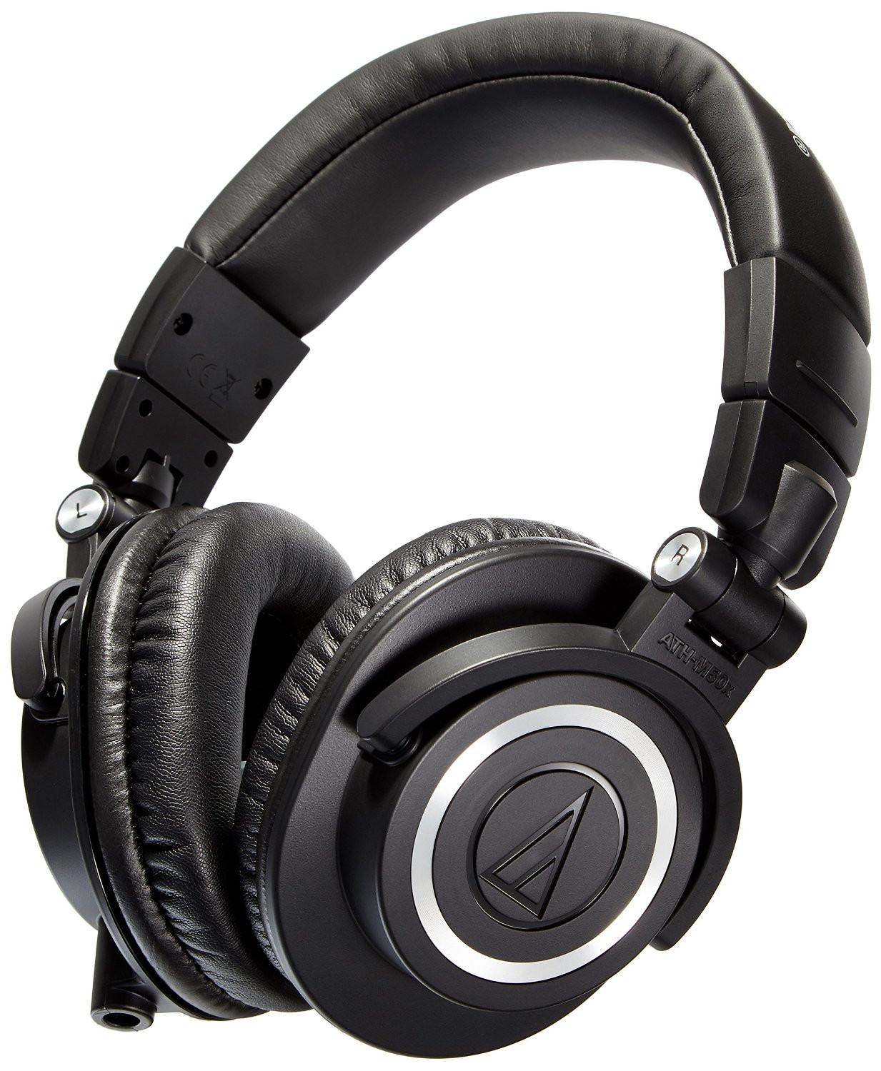 audio technica over ear headphones with mic