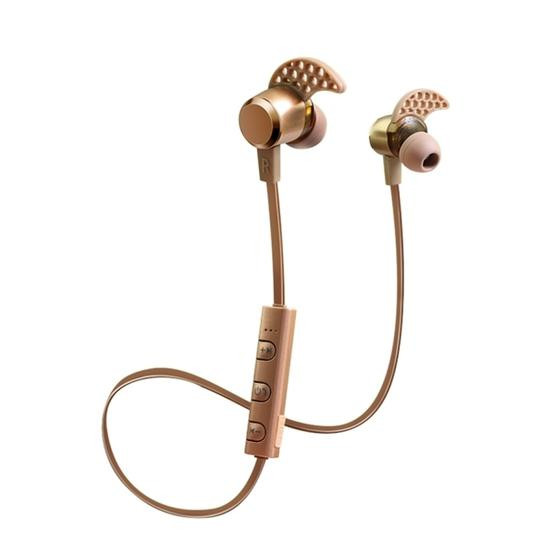 KIN-88 In-Ear Wire Control Sport Wireless Bluetooth Earphones (Gold)