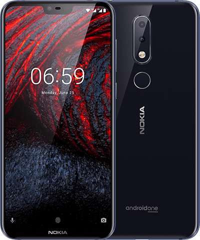 Nokia 6.1 Plus Dual Sim TA-1116 64 ГБ синий