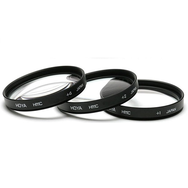 Hoya 52mm Close-Up Lens Filter Set (+1, +2, +4)