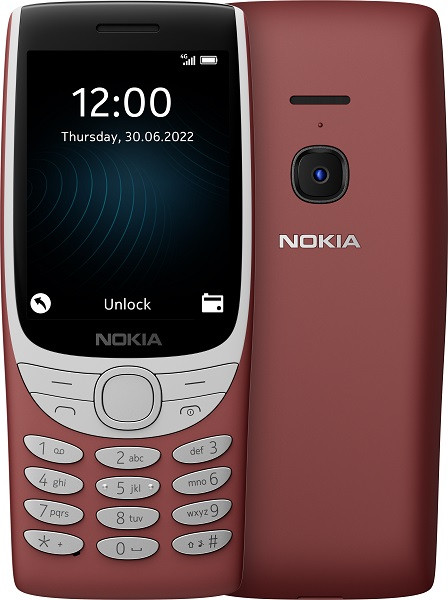 Nokia 8210 4G Dual Sim 128MB Red (48MB RAM) - Global Version