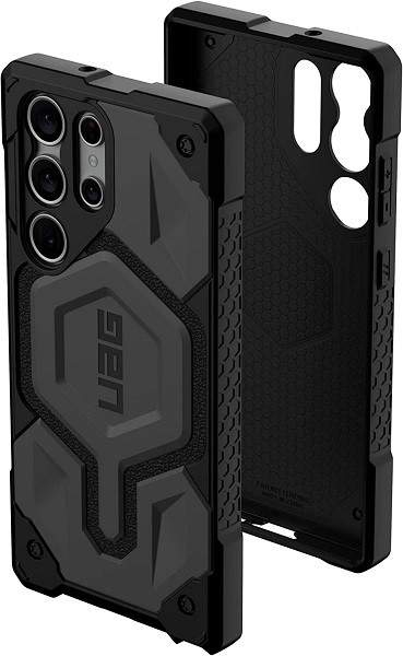 UAG Monarch Pro With Premium Material Drop Protection Case for Samsung Galaxy S23 Ultra (Silver)