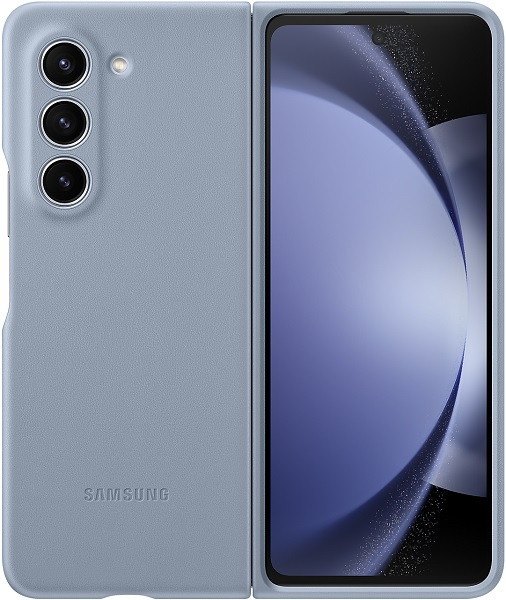 Samsung Galaxy Z Fold 5 Eco-Leather Case Blue