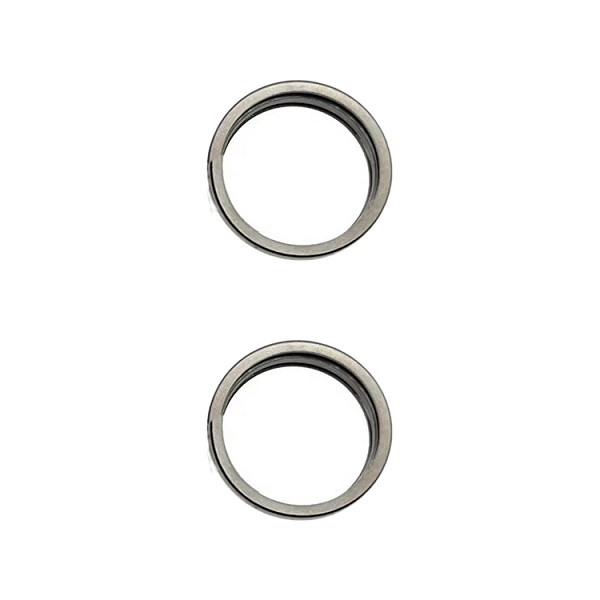 3 PCS / SET Rear Camera Glass Lens Metal Outside Protector Hoop Ring for iPhone 15 Pro / 15 Pro Max (Gold)