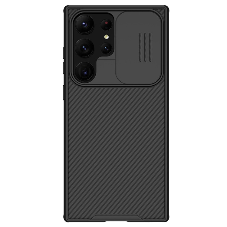 NILLKIN Black Mirror Pro Series Camshield Phone Case for Samsung Galaxy S23 Ultra (Black)