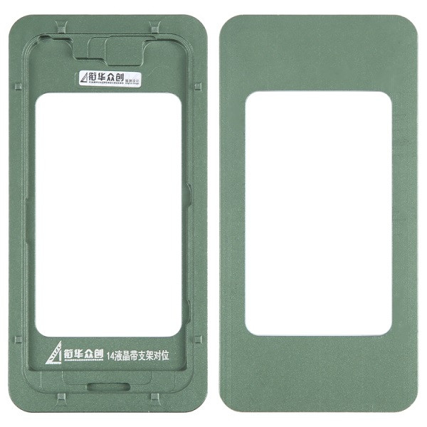 LCD Screen With Frame Bezel Calibration Fixed Mold for iPhone 14