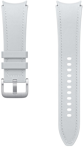 Samsung Galaxy Watch 6 Hybrid Leather Band (20mm) M/L Silver