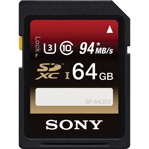 Sony 64GB 4K SDHC Class 10 94 МБ / с