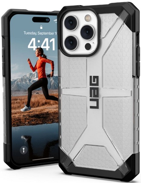 UAG Plasma Translucent with Rugged Lightweight Slim Shockproof Protective Case for iPhone 14 Pro Max (Ice)