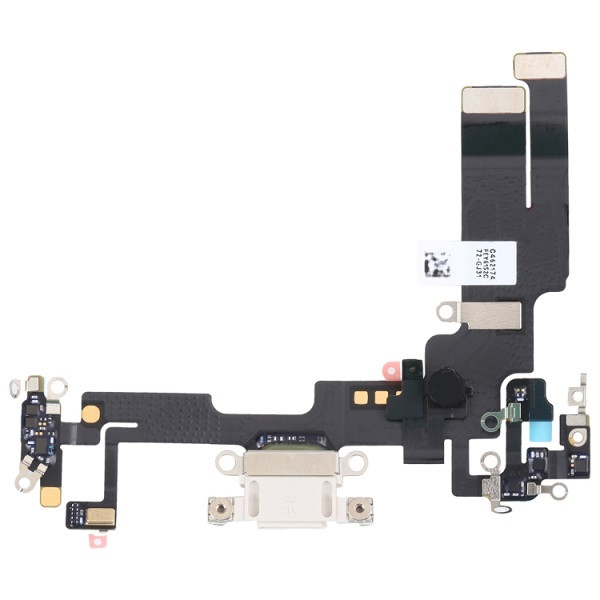 Original Charging Port Flex Cable for iPhone 14 (White)