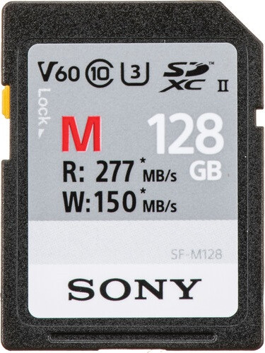 Sony SF-M128 128GB 260MB/s SDXC UHS-II Class 10