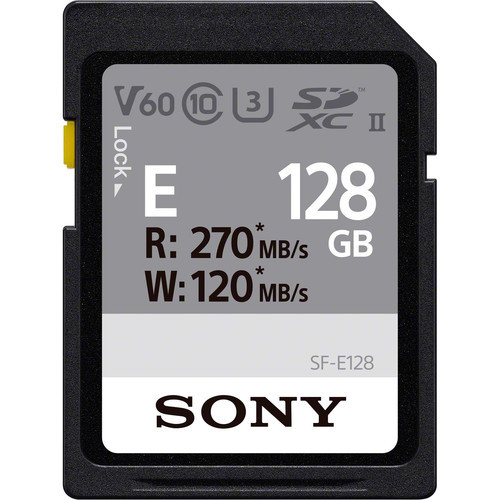 Sony SF-E128 128GB UHS-II SDXC 270mb/s