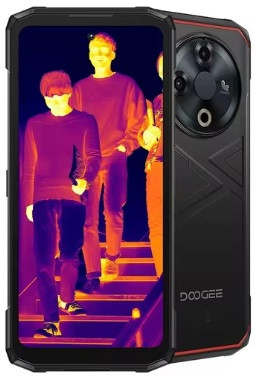 DOOGEE Fire 6 Rugged Phone Dual Sim 256GB Black (6GB RAM) - Thermal Imaging Version