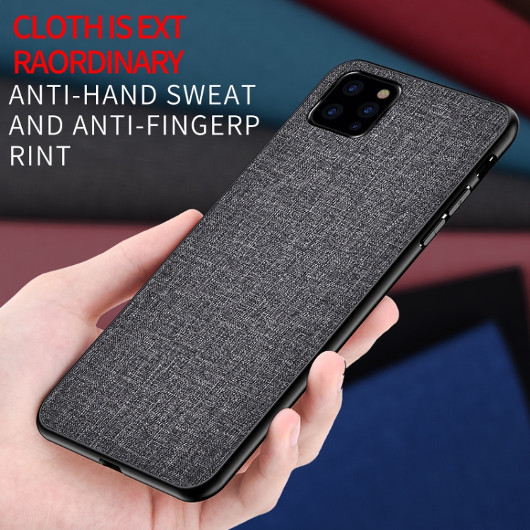 Shockproof Cloth Texture PC+ TPU Protective Case(Brown)