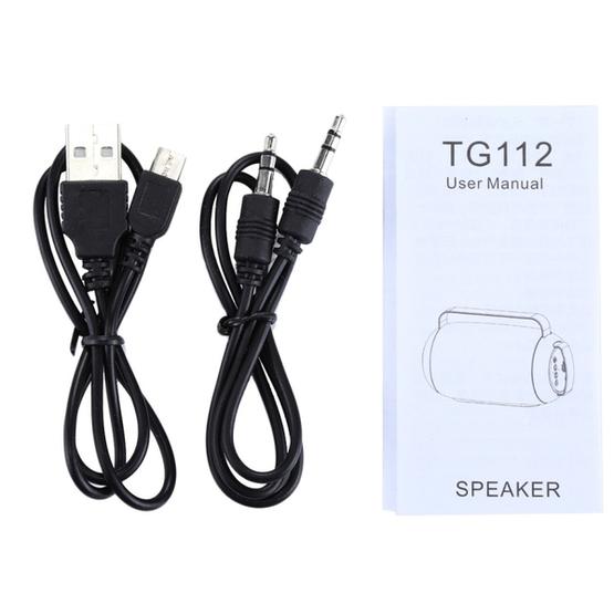 T&G TG112 Portable Bluetooth Speaker Blue