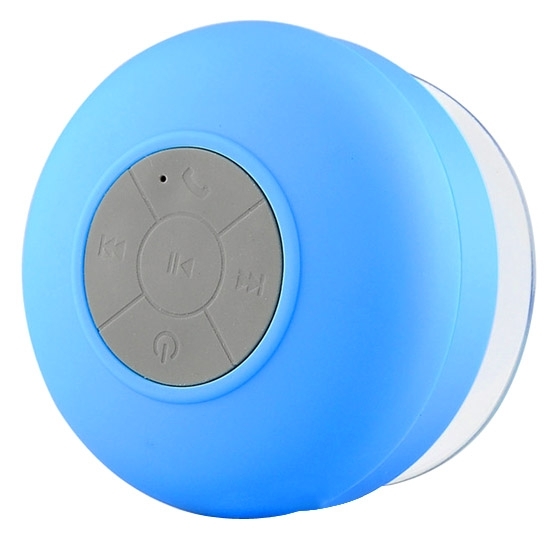 BTS-06 Mini Waterproof IPX4 Bluetooth V2.1 Speaker (Blue)