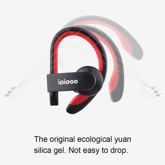 ipipoo iL98BL Ear-hung Bluetooth Headset Red