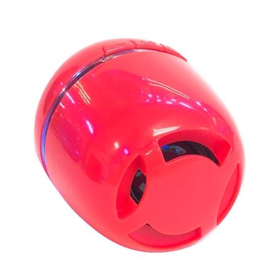T6 Egg Style Mini Portable LED Light Bluetooth Stereo Speaker (Red)