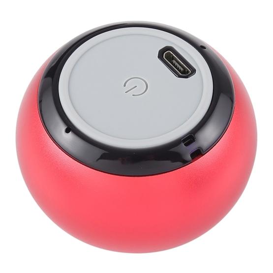 Mini Metal Wireless Bluetooth Speaker (Red)